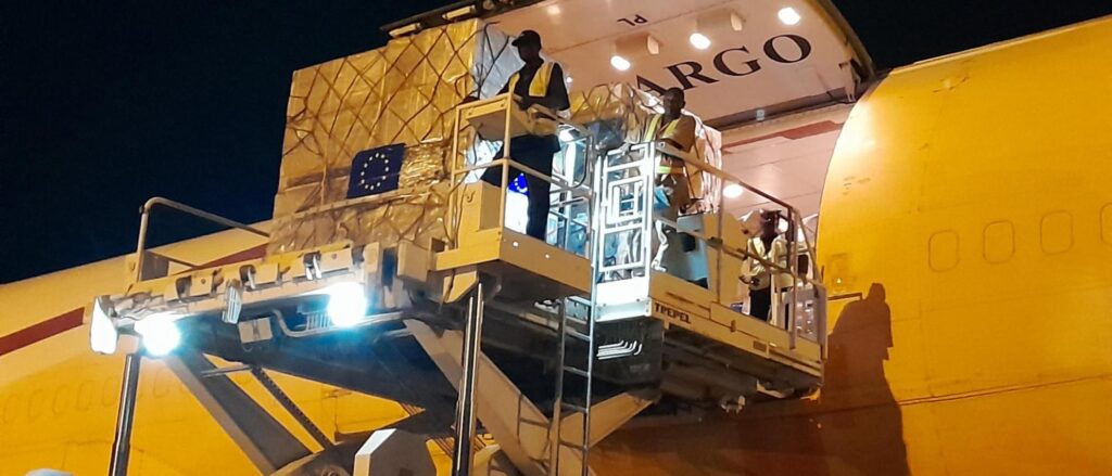 EU launches humanitarian air bridge in Chad